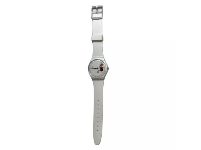 Swatch Women's The Queen's Platinum Jubilee How Majestic Watch, 34mm, White