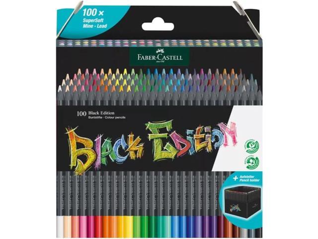 Faber-Castell Black Edition Buntstifte Multicoloured Pencil - Case of 100
