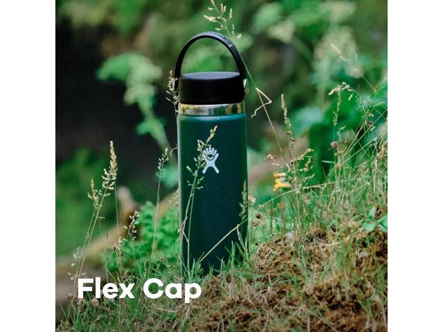 Hydro Flask Wide Mouth with Flex Cap Insulated Water Bottle, 32oz, Indigo
