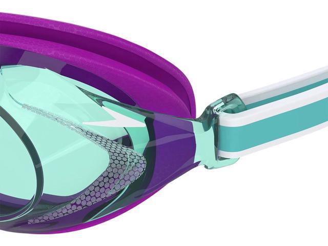 Speedo Women's Vanquisher 3.0 Anti-Fog Swimming Goggles, Light Blue