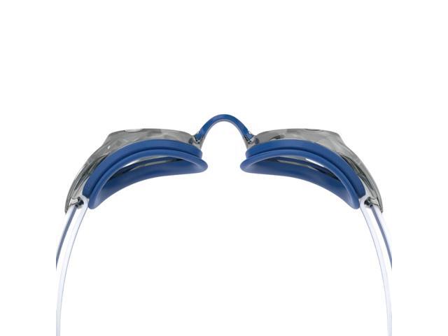 Speedo Vanquisher 3.0 Mirror Anti-Fog Swimming Goggles, Blue/White