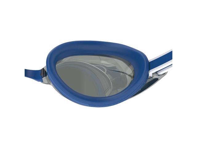 Speedo Vanquisher 3.0 Mirror Anti-Fog Swimming Goggles, Blue/White
