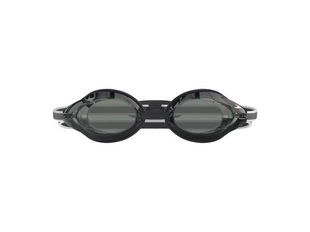 Speedo Vanquisher 3.0 Swimming Slide & Lock Nose Bridge Goggles, Black