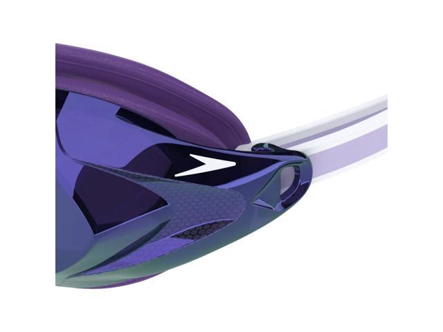 Speedo Women's Vanquisher 3.0 Mirror Anti-Fog Swimming Goggles, Purple
