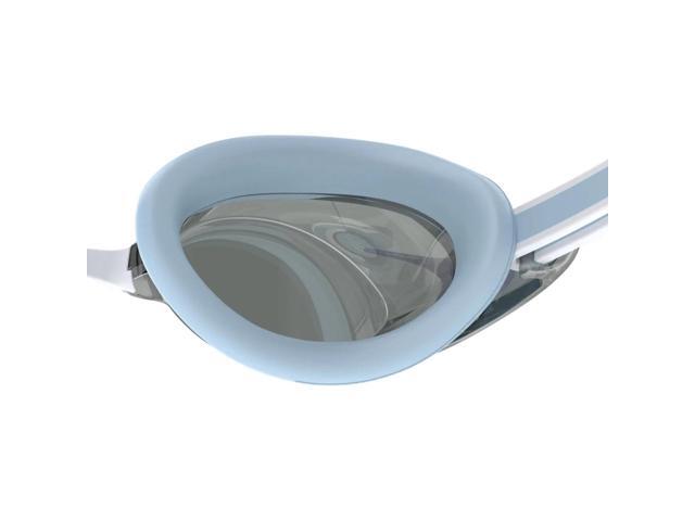 Speedo Women's Vanquisher 3.0 Mirror Anti-Fog Swimming Goggles, Blue/Gray