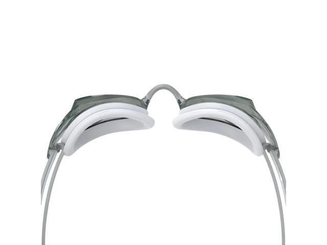 Speedo Women's Vanquisher 3.0 Anti-Fog Swimming Goggles, White/Steel