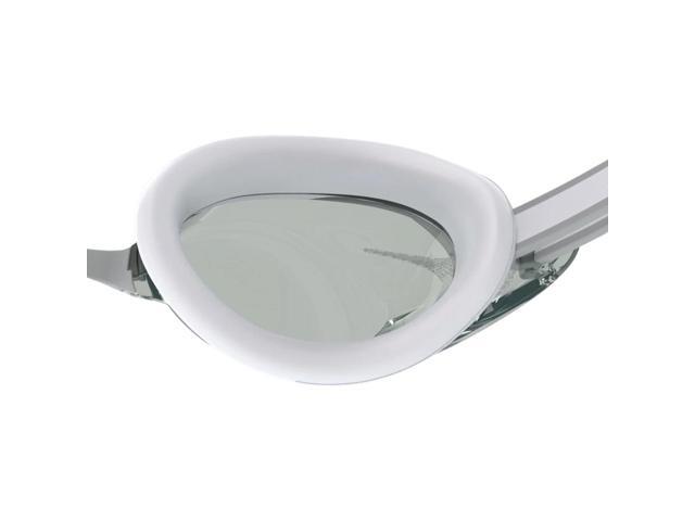 Speedo Women's Vanquisher 3.0 Anti-Fog Swimming Goggles, White/Steel