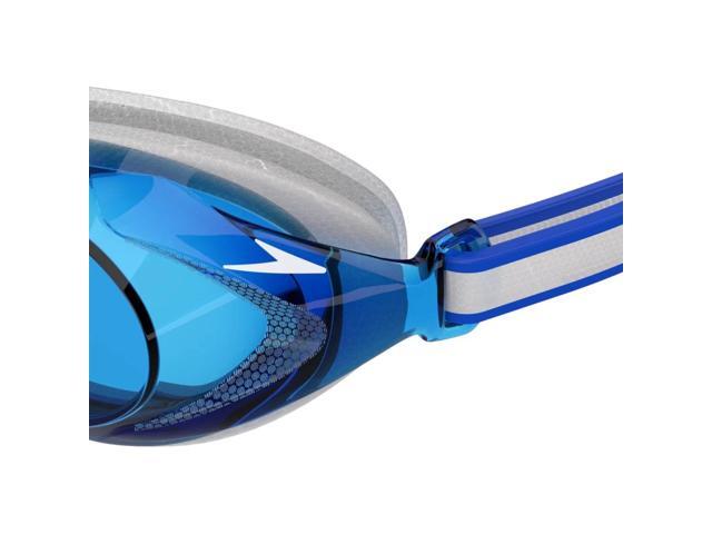Speedo Junior Vanquisher 3.0 Swimming Slide & Lock Nose Bridge Goggle Blue/White