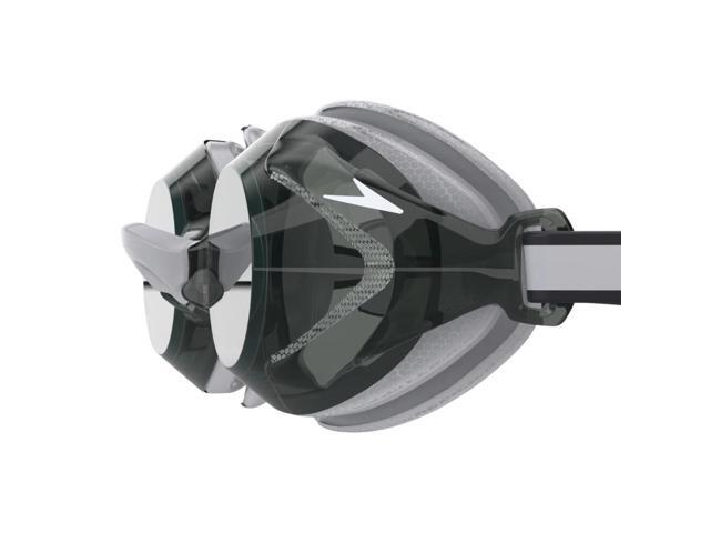 Speedo Junior Vanquisher 3.0 Swimming Slide & Lock Nose Bridge Goggle, Gray