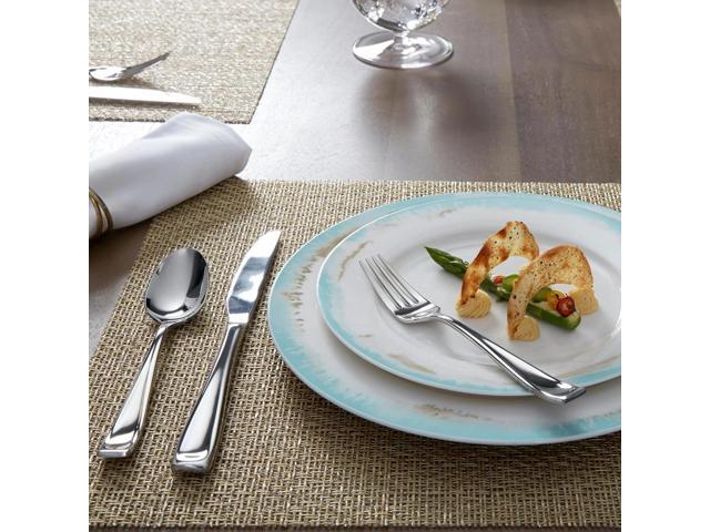 Oneida 75-Piece Moda Stainless Steel Fine Flatware Set, Service for 12
