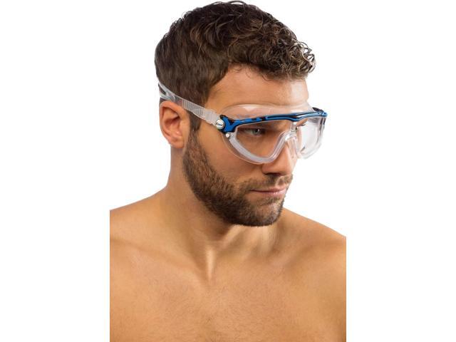 Cressi Unisex DE203350 Skylight Open Water Swimming Mask, Clear/White & Black