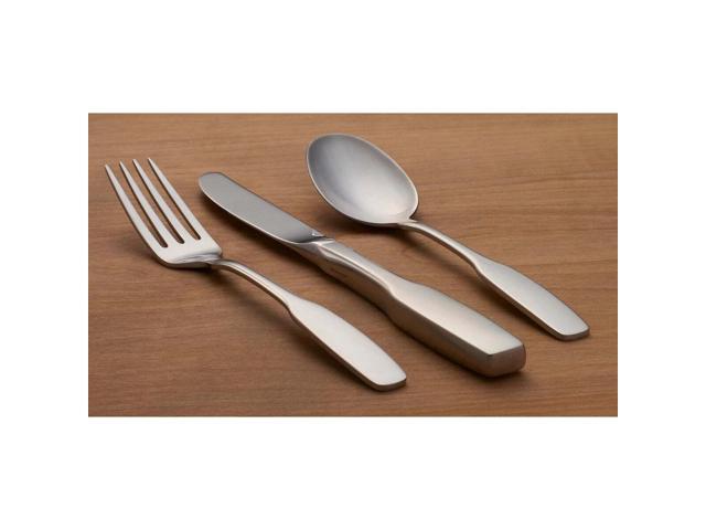Oneida Dover Fine Flatware Teaspoons, Stainless Steel, Silver, Set of 4