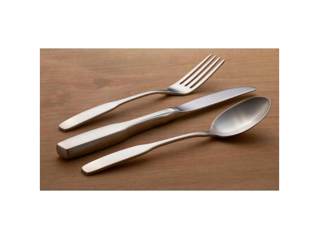 Oneida Dover Fine Flatware Teaspoons, Stainless Steel, Silver, Set of 4
