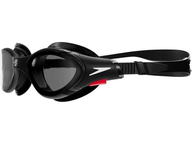 Speedo Unisex-Adult Biofuse 2.0 Swim Goggle, Black/White/Smoke
