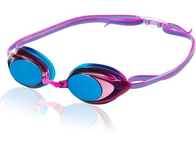 Speedo Women's Vanquisher 2.0 Mirrored Goggles, Purple Dream