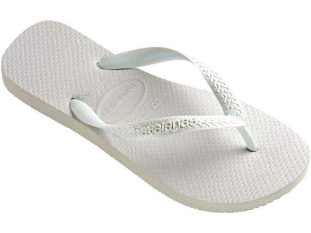 Havaianas Unisex Comfortable Slim Rubber Flip Flop, White, Size 37/38 Havaianas Unisex Comfortable Slim Rubber Flip Flop, White, Size 37/38