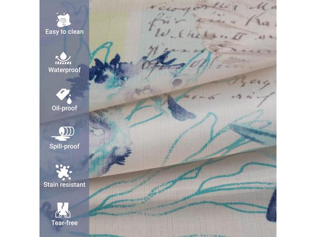 Elrene Home Fashions SeaBiscuit Waterproof, Spill Proof, Tablecloth, Oblong (Rectangle), 52' x 70'