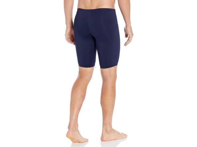 TYR Men's Durafast Elite Solid Jammer Swimsuit, Navy, Size 32