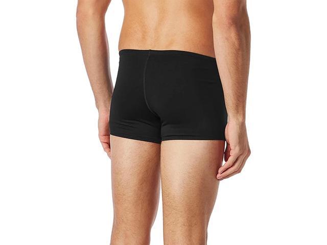 TYR Men's Tyreco Square Leg Pull On Swimsuit Brief Jammer - Black, Size 34