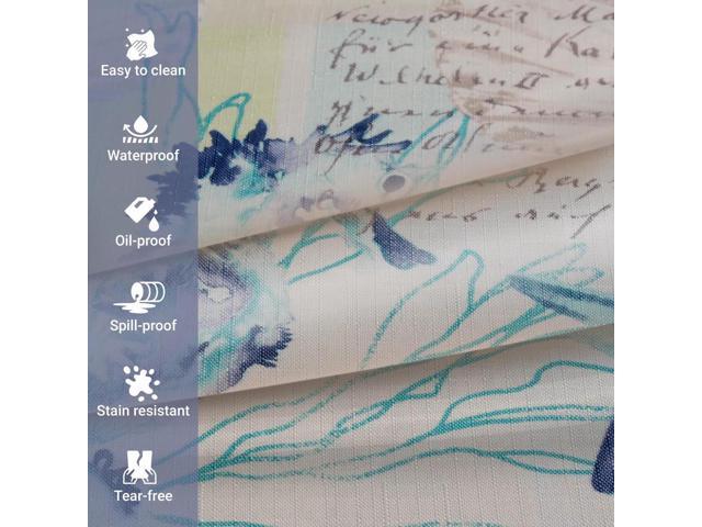 Elrene Home Fashions SeaBiscuit Waterproof, Spill Proof, Tablecloth, Oblong (Rectangle), 60' x 84'