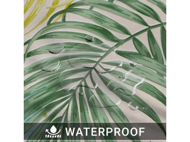 Elrene Home Fashions Palm Paradise Waterproof Spill Proof Tablecloth, Oblong (Rectangle), 60' x 102'