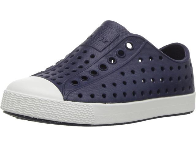 Native Jefferson Kid's Slip-On Sneakers, Regatta Blue/Shell White, Size C6 M US