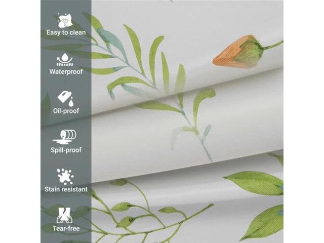 Elrene Home Fashions Camilla's Garden Waterproof, Tablecloth, Oblong (Rectangle), 52' x 70'