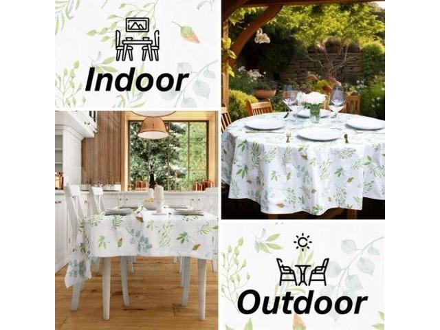 Elrene Home Fashions Camilla's Garden Waterproof, Tablecloth, Oblong (Rectangle), 60' x 102'