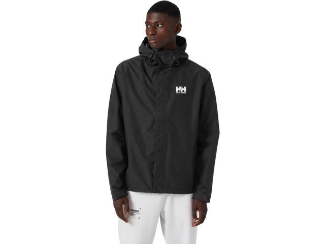 Helly Hansen 62047 Men's Standard Seven J Rain Jacket, Black - Large