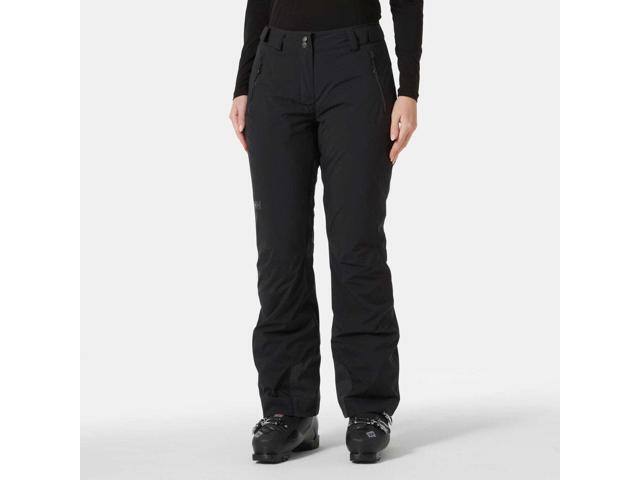Helly Hansen Womens Waterproof Legendary Insulated Ski Pants, Black - Large