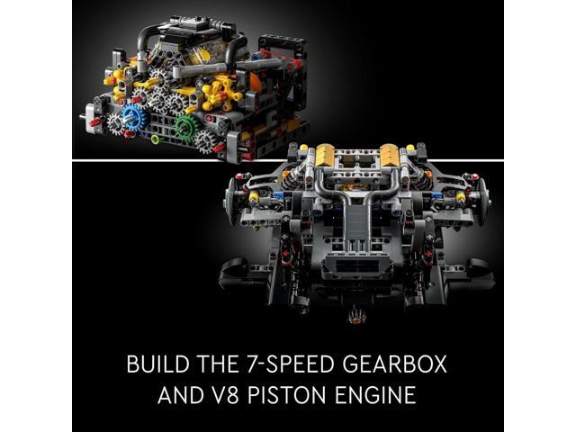 LEGO Technic McLaren P1 with V8 Piston Engine Building Set, 3893 Pieces, Age 18+
