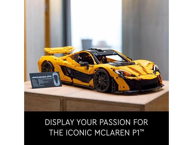 LEGO Technic McLaren P1 with V8 Piston Engine Building Set, 3893 Pieces, Age 18+
