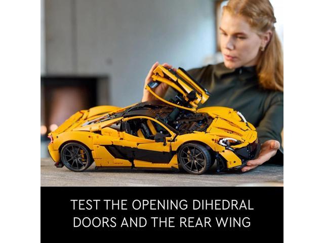 LEGO Technic McLaren P1 with V8 Piston Engine Building Set, 3893 Pieces, Age 18+