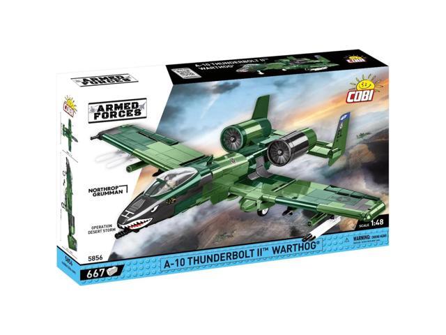 COBI Armed Forces A-10 Thunderbolt II Warthog Aircraft Building Sets, 667 Pieces