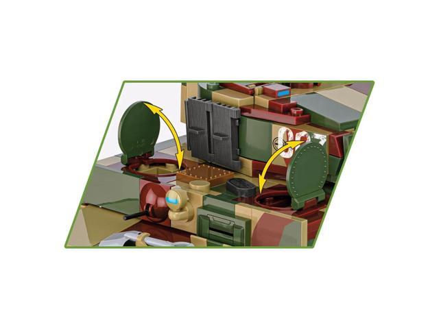 COBI WWII Panzerkampfwagen VI Tiger I Ausf. E - Executive Edition Tank, 1207Pcs