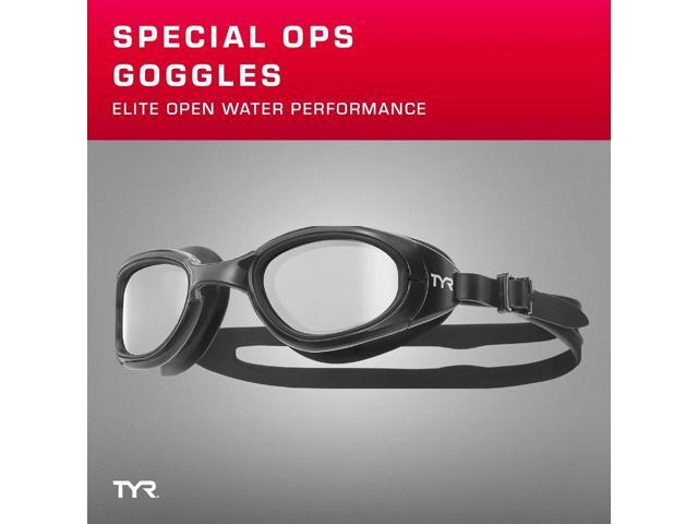 TYR Unisex Special Ops 2.0 Anti-Fog Mirrored Swim Goggles, UV Protection, White