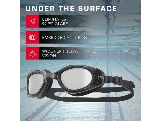 TYR Unisex Special Ops 2.0 Anti-Fog Mirrored Swim Goggles, UV Protection, White