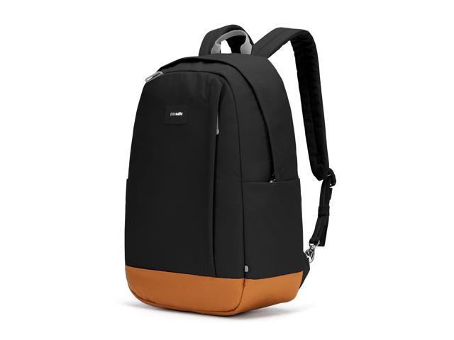 Pacsafe Unisex Go Anti-Theft Adjustable 15' Laptop Backpack, 25L, Jet Black