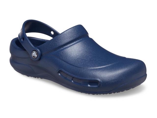 Crocs Unisex Comfortable Bistro Slip Resistant Work Clogs - Navy, Size M10/W12