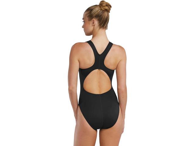 TYR Women's Comfortable Durafast Elite Maxfit Swimsuit, Black, Size 30