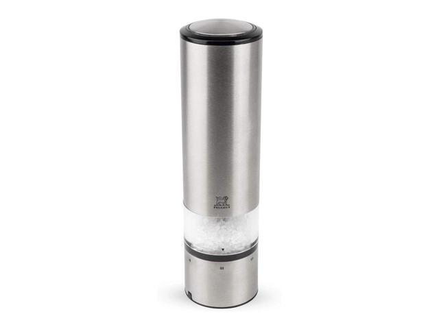 Peugeot Elis Sense u'Select Electric Stainless Steel Salt Mill, 8-inch, Silver