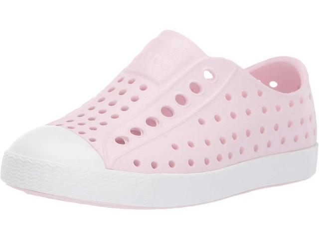 Native Jefferson Kid's Slip-On Regular Sneaker - Milk Pink/Shell White, Size C5