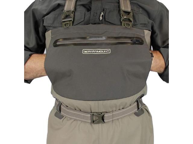 Paramount Outdoors Men's Deep Eddy Stockingfoot Fishing Chest Waders, Elk, Size X-Large