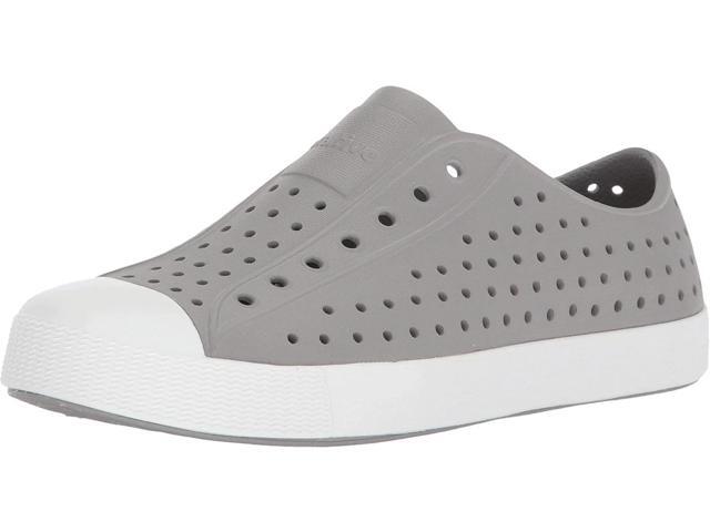 Native Kids Jefferson Waterproof Slip-On Regular Sneakers, Pigeon Grey/Shell White, Size J6