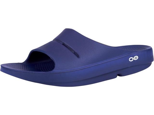 OOFOS Unisex Comfortable Waterproof OOriginal Thong Sandal, Navy, Size M4/W6