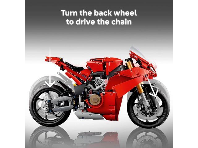 LEGO Technic Ducati Panigale V4 S Motorcycle Toy Building Set for Adults