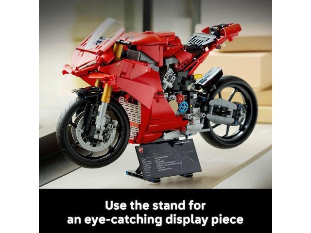 LEGO Technic Ducati Panigale V4 S Motorcycle Toy Building Set for Adults