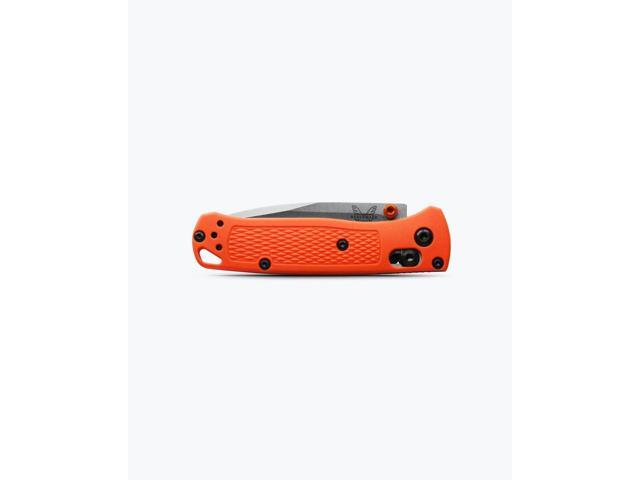 Benchmade 533 Mini Bugout Folding Pocket Knife, Orange Grivory Handle
