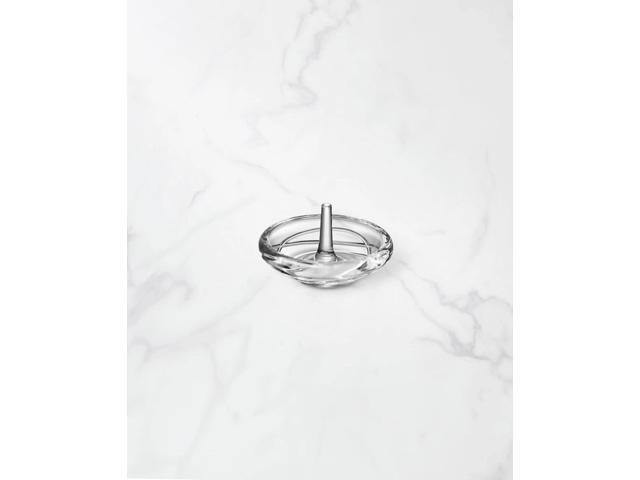 Lenox 837370 Adorn Stylish Crystal Body Ring Holder, 3.5' W & 2' H, Clear