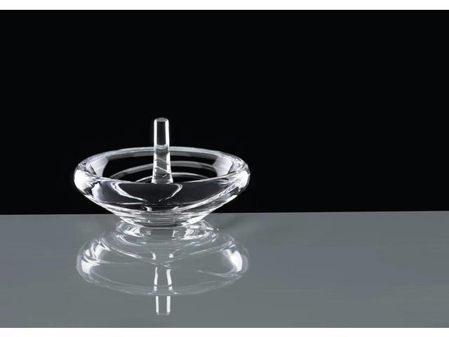 Lenox 837370 Adorn Stylish Crystal Body Ring Holder, 3.5' W & 2' H, Clear